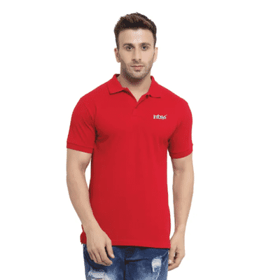 Six Degree Men s Polo T Shirt Red